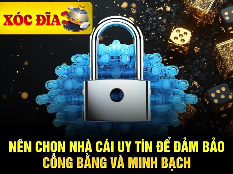 Nên chọn nhà cái uy tín để đảm bảo công bằng và minh bạch